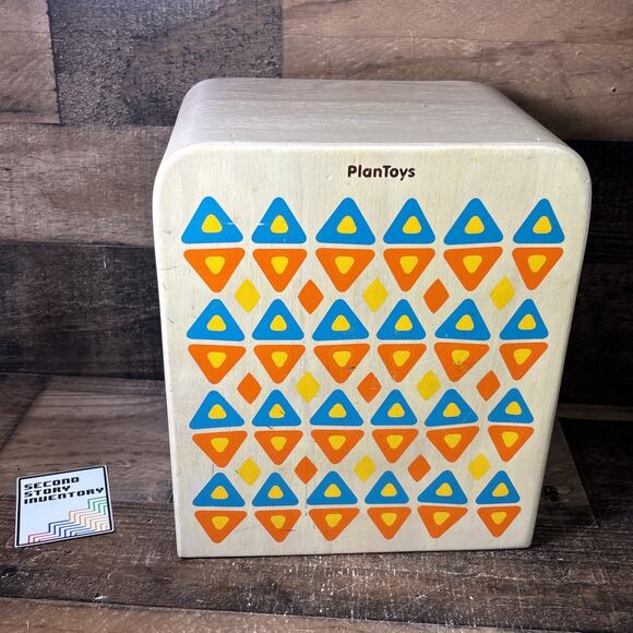 Plan Toys Rhythm Box II Wooden Hand Drum Music - Picture 1 of 4